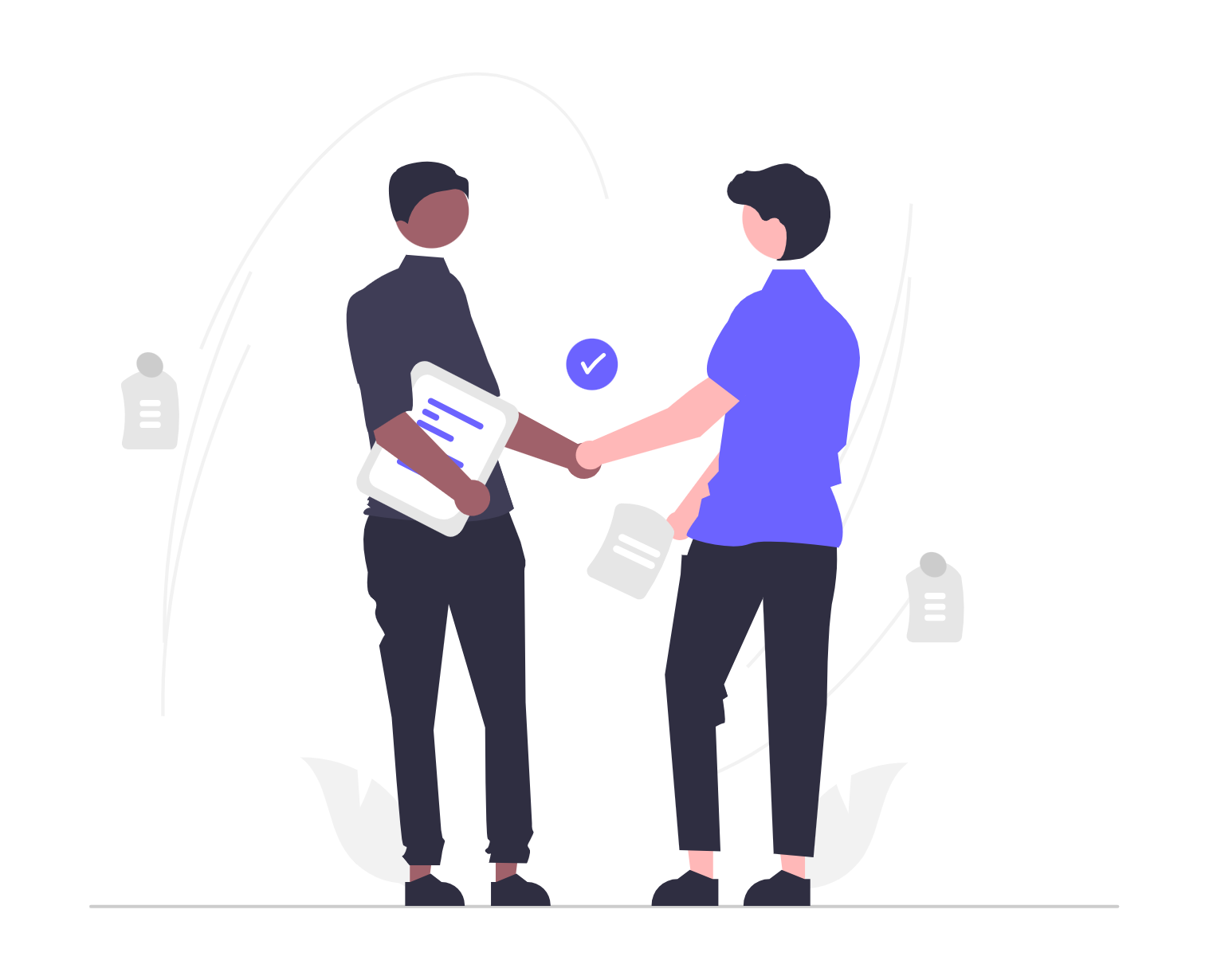 Illustration showing respectful digital agency-client relationship – Digital Prarambh Maharashtra