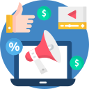 Icon of digital marketing campaign execution by Digital Prarambh agency